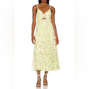 LIKELY Giuliana Dress in Sharp Green Multi